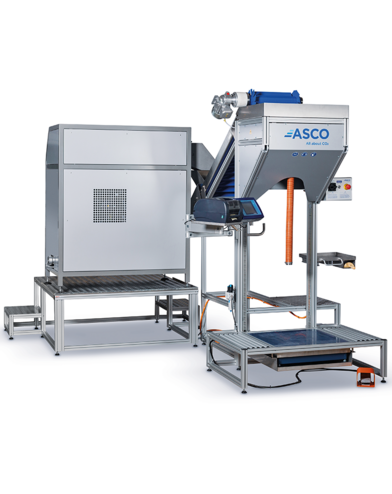 ASCO Filling System for Dry Ice Pellets